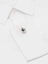 Thumbnail for your product : Burberry Engraved Sphere Cufflinks - Mens - Silver