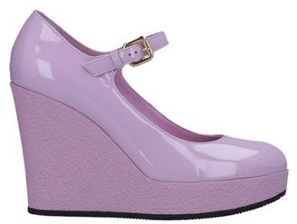 light purple wedges