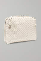 Thumbnail for your product : Bottega Veneta Nodini Small Intrecciato Leather Shoulder Bag - Off-white
