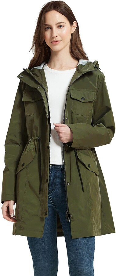olive parka womens
