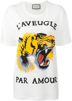 Gucci tiger print T-shirt