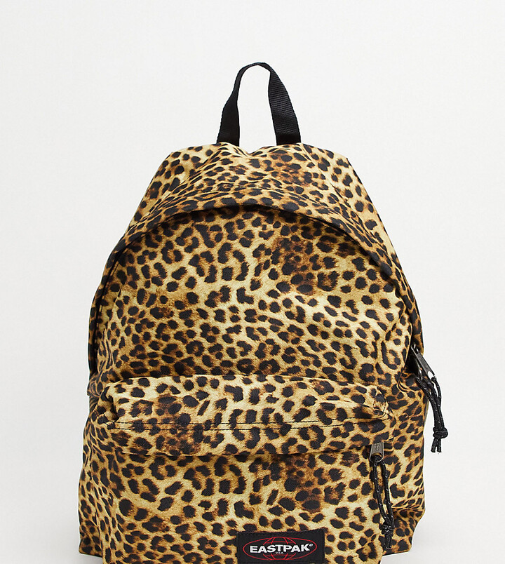 eastpak leopard backpack