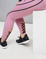 Thumbnail for your product : Puma Plus Exclusive To Asos Tie Detail Leggings In Purple