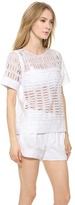 Thumbnail for your product : Rebecca Taylor Voile Eyelet Top