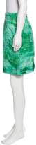 Thumbnail for your product : Michael Van Der Ham Silk Organza Knee-Length Skirt Green Silk Organza Knee-Length Skirt