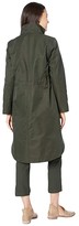 Thumbnail for your product : Eileen Fisher Petite Organic Cotton Nylon Stand Collar Coat (Woodland) Women's Clothing