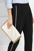 Thumbnail for your product : Stella McCartney The Falabella faux brushed-leather shoulder bag