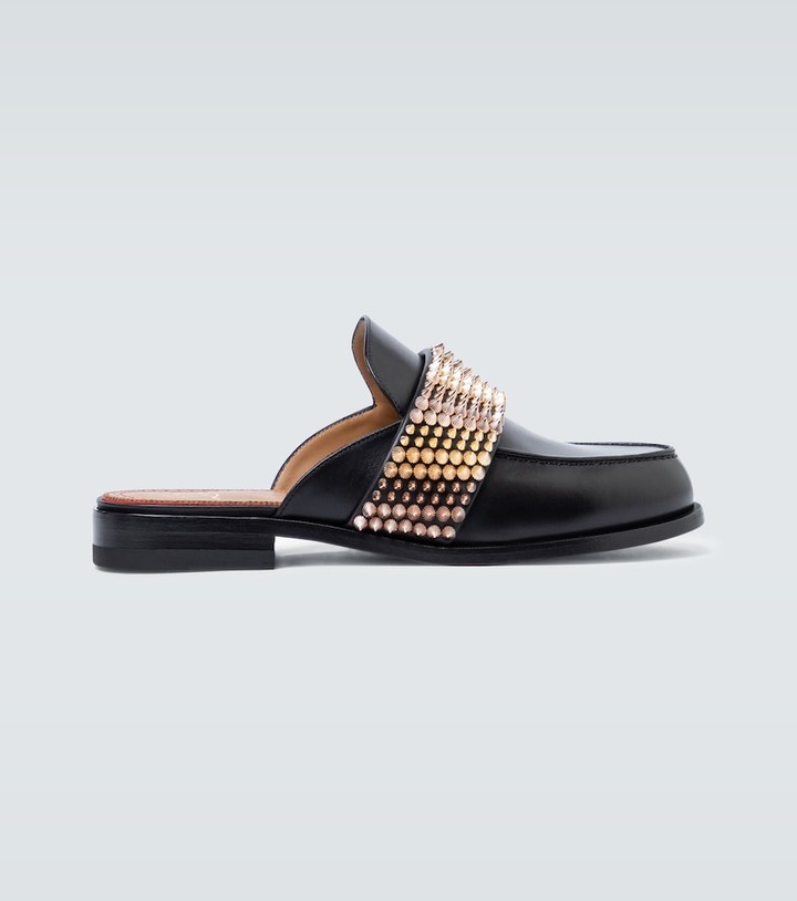 louboutin slip ons