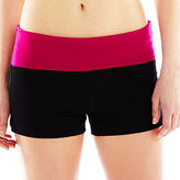 Thumbnail for your product : JCPenney Asstd National Brand Foldover Yoga Shorts