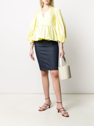 Dolce & Gabbana Denim Pencil Skirt