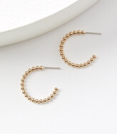 Thumbnail for your product : LOFT Ball Hoop Earrings