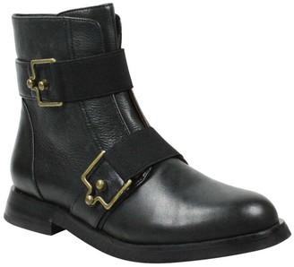 Black Leather Dressy Boots - ShopStyle