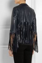 Thumbnail for your product : Kate Moss for Topshop Fringed leather jacket