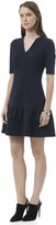 Thumbnail for your product : Rebecca Taylor V-Neck Textured Dress