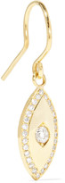 Thumbnail for your product : Jennifer Meyer Evil Eye 18-karat Gold Diamond Earrings