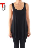 Thumbnail for your product : TD Collections Ladies Flowy Racerback Tank Tops