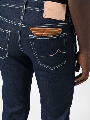 Jacob Cohen Slim-Fit Low-Rise Jeans
