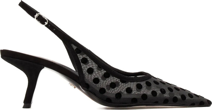 Sam Edelman Bianka polka-dot slingback pumps