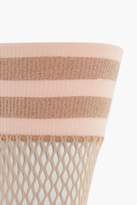 Thumbnail for your product : boohoo Lucia Sports Trim Fishnet Socks