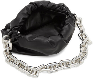 Bottega Veneta Black 'The Chain Pouch' Clutch