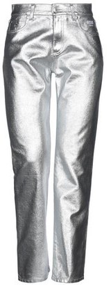 silver colour jeans