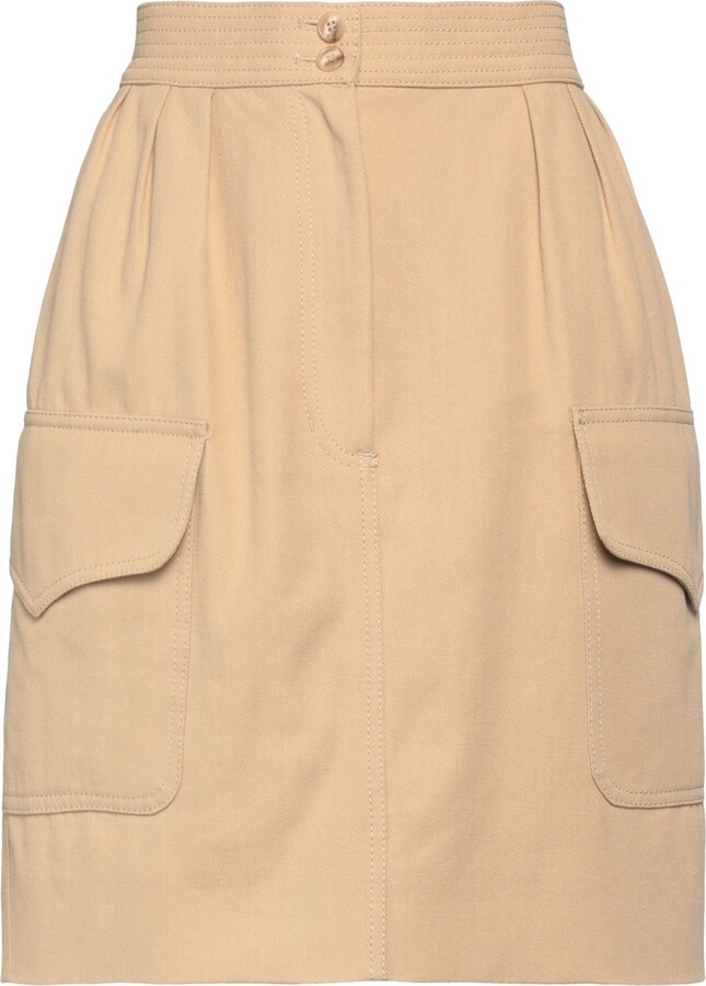 Essentiel Antwerp Mini Skirt Camel - ShopStyle