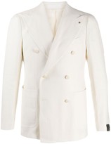 Thumbnail for your product : Tagliatore Double-Breasted Fitted Blazer