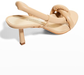 Studio Amelia Tubular Pretzel Slingback Sandals