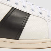 Thumbnail for your product : Sandro DUAL MATERIAL sneakers