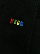 Thumbnail for your product : MSGM Embroidered-Logo Detail Socks
