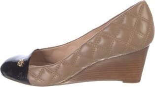 Tory Burch Leather Colorblock Pattern Pumps