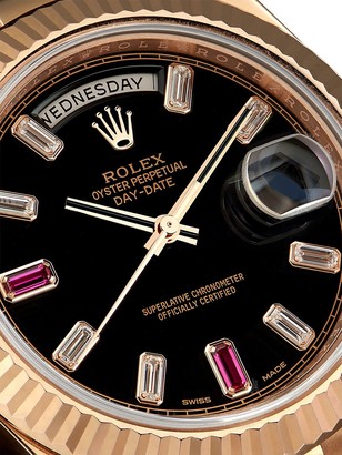 Rolex 2010 pre-owned Day-Date Ruby 41mm