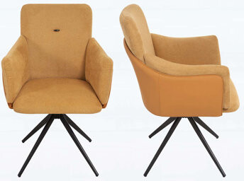 George Oliver 360° Swivel Home Office Desk Chairs Set of 2