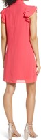 Thumbnail for your product : Vince Camuto Tie Neck Chiffon Shift Dress