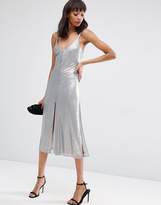 Thumbnail for your product : ASOS Night Embellished Metal Sequin Cami Midi Dress