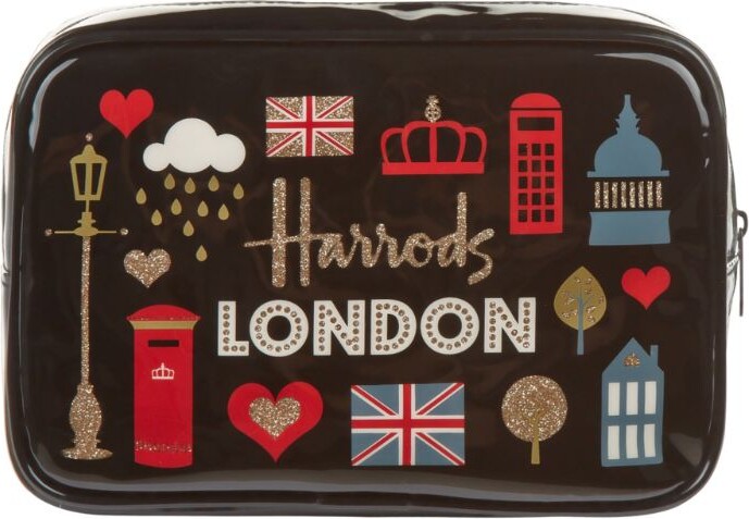 Harrods Glitter London Cosmetic Bag - ShopStyle