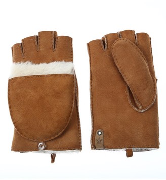 Mackage Orea Fingerless Gloves And Mittens For Women In Camel