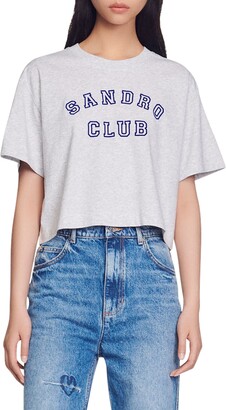 Sandro Club Logo Tee