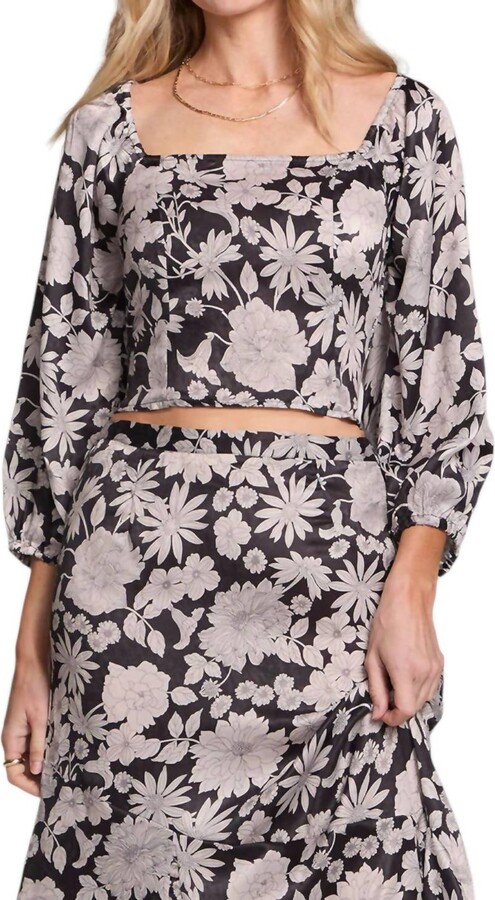 SALTWATER LUXE Maeven Top In Satin Bloom