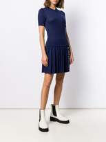 Thumbnail for your product : Love Moschino knitted logo stripe dress