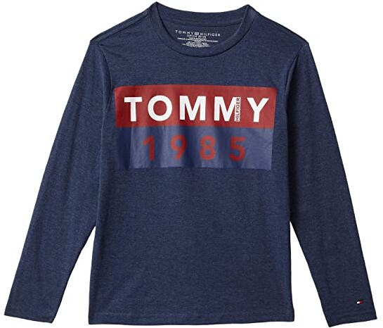 (Bid - T-Shirt Tommy Kids) Hilfiger Boys\' Long Block Sleeve Tees Kids ShopStyle
