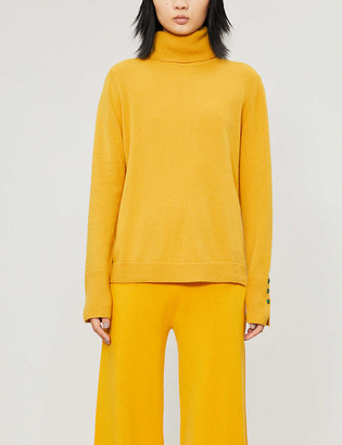 mustard cashmere jumper
