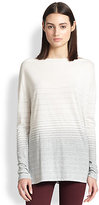 Thumbnail for your product : Vince Oversized Striped Jersey Tee
