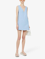 Thumbnail for your product : Amy Lynn Jagger shoulder-tie cotton mini dress