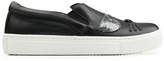 Thumbnail for your product : Karl Lagerfeld Paris Leather Slip-On Sneakers