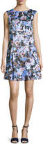 Thumbnail for your product : CeCe by Cynthia Steffe V-Back Floral-Print Dress, Rich Black