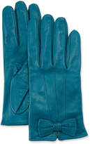 Thumbnail for your product : Portolano Napa Leather Gloves w/ Perforated Bow