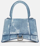 Thumbnail for your product : Balenciaga Hourglass Small leather tote