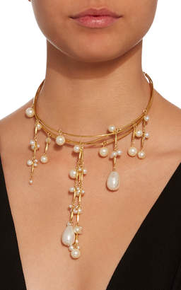 Erickson Beamon Pretty Woman 24K Gold-Plated Crystal And Pearl Necklace