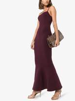 Thumbnail for your product : SOLACE London verla fluted hem midi dress